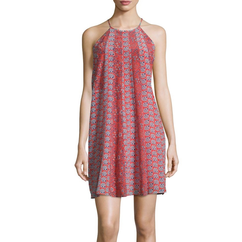 Rebecca Taylor Amanda Silk Printed Camisole Dress